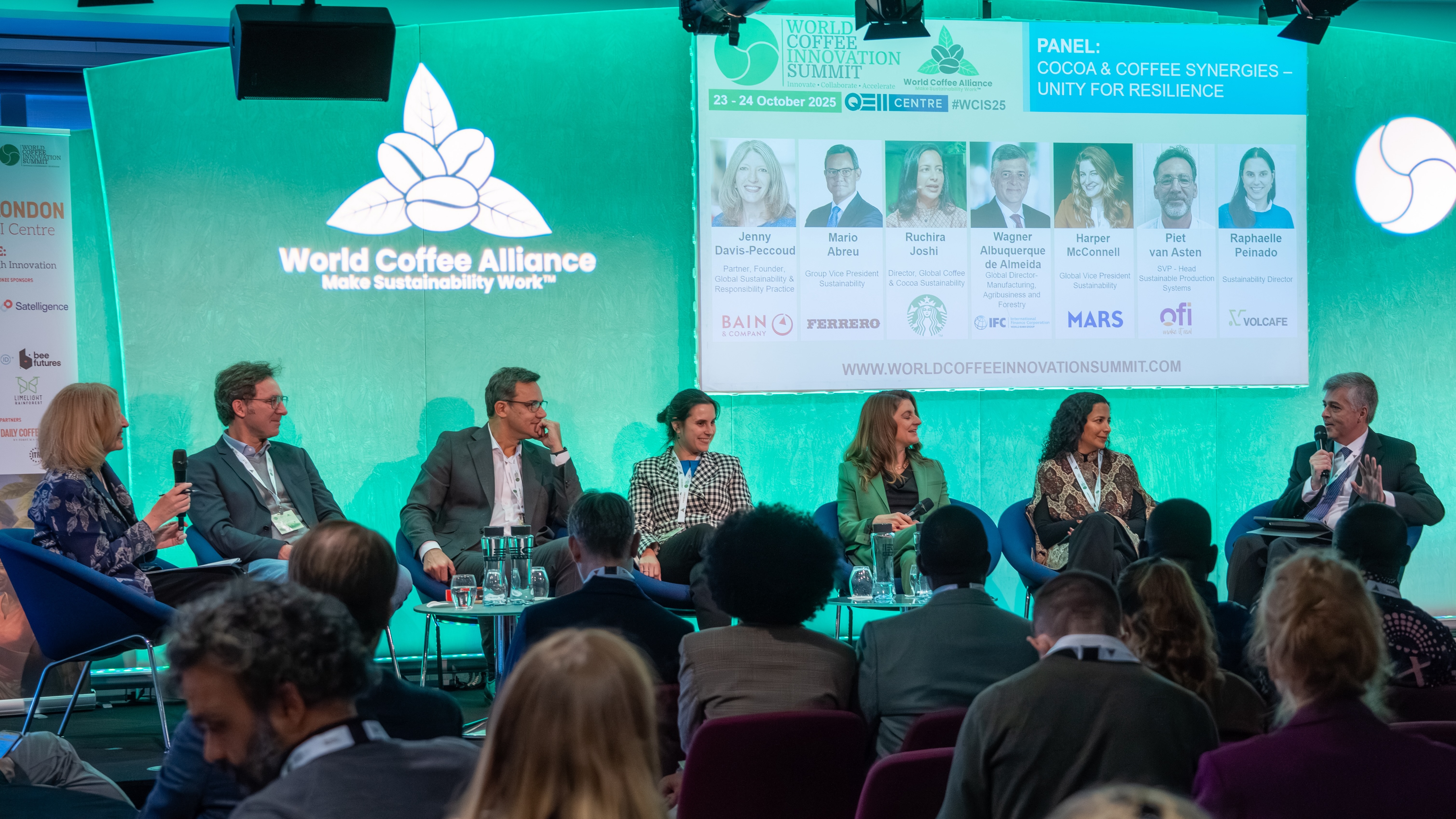 Panel discussion at World Coffee Innovation Summit